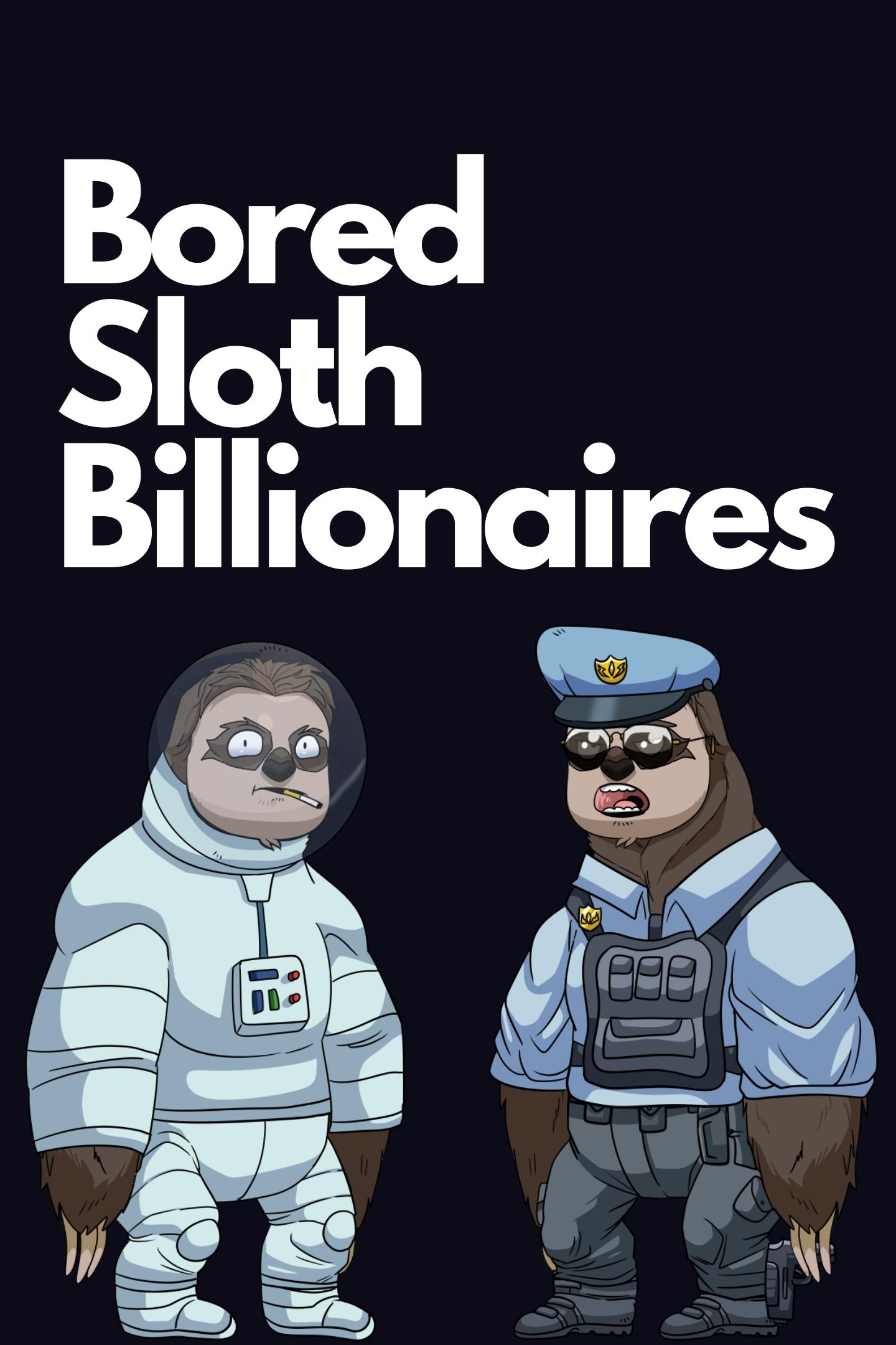 bored sloth billionaires homepage mobile